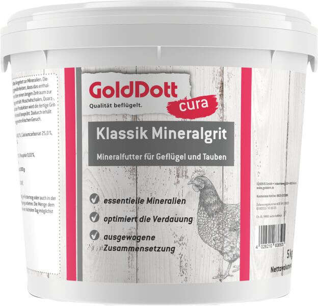 Golddott cura Klassik Mineralgrit
